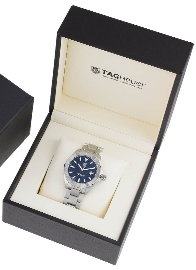 TAG Heuer Aquaracer Quartz Black Stainless Steel Watch (WAY1110.BA0928)