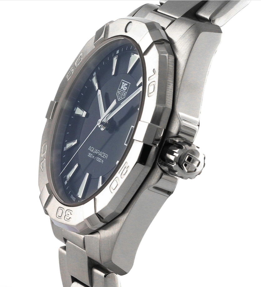 TAG Heuer Aquaracer Quartz Black Stainless Steel Watch (WAY1110.BA0928)